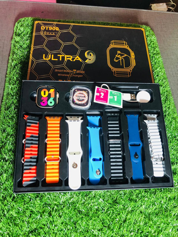 ULTRA 7 IN 1 SMART WATCH | SERIES 9 ULTRA BLUETOOTH WATCH 49MM "IPS HD DISPLAY