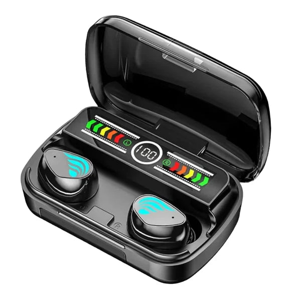 Waterproof TWS Earbuds, Bluetooth 5.3, Stereo Sound.