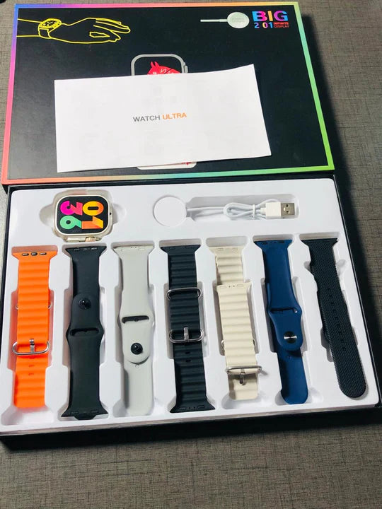 ULTRA 7 IN 1 SMART WATCH | SERIES 9 ULTRA BLUETOOTH WATCH 49MM "IPS HD DISPLAY